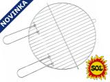 Grilovací rošt kruhový 40 cm, drátěná madla, SOL