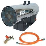 GÜDE Plynová horkovzdušná turbína 30 R Inox