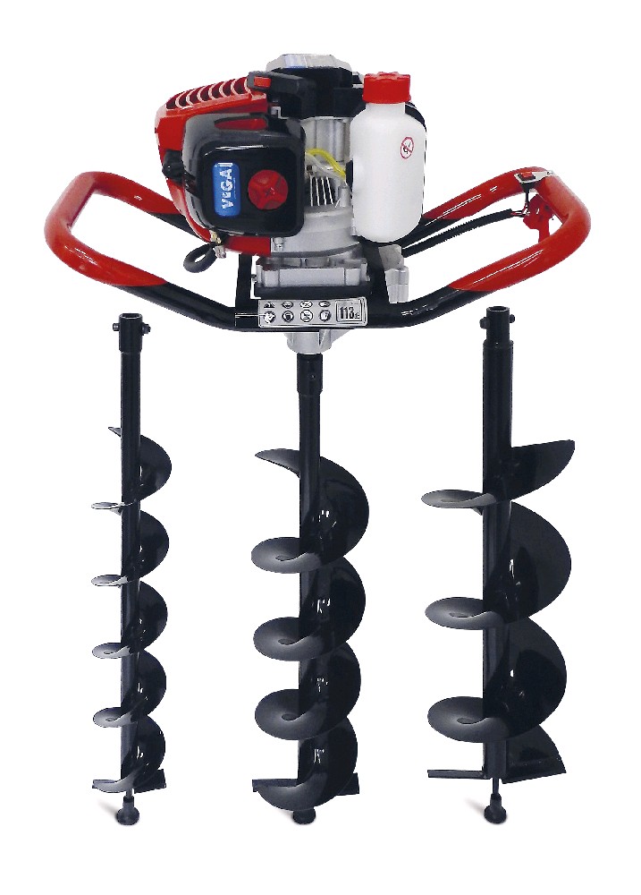 VeGA AG55 PRO 2,2 kW benzínový půdní vrták + 3 vrtáky