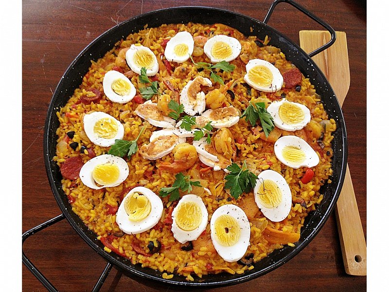Paella gastro PB hořák 70cm 25 kW P1770 3-kruhový, Vaello Campos, vařič