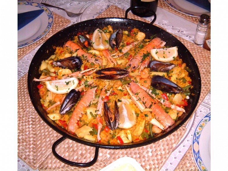 Paella gastro pánev 130 cm - leštěná ocel, MAXI, Vaello Campos