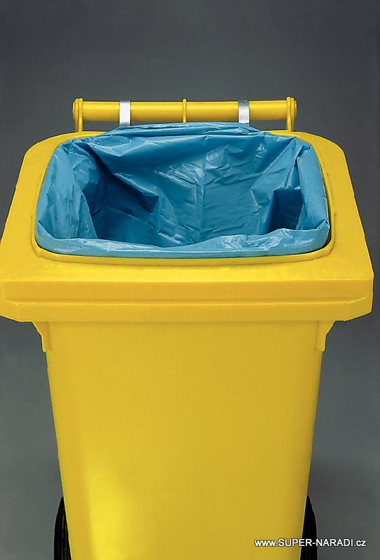 Pytel na odpad 15 ks, 70x110, 120l, červený, 80 mikr, 1078-6, MEVA