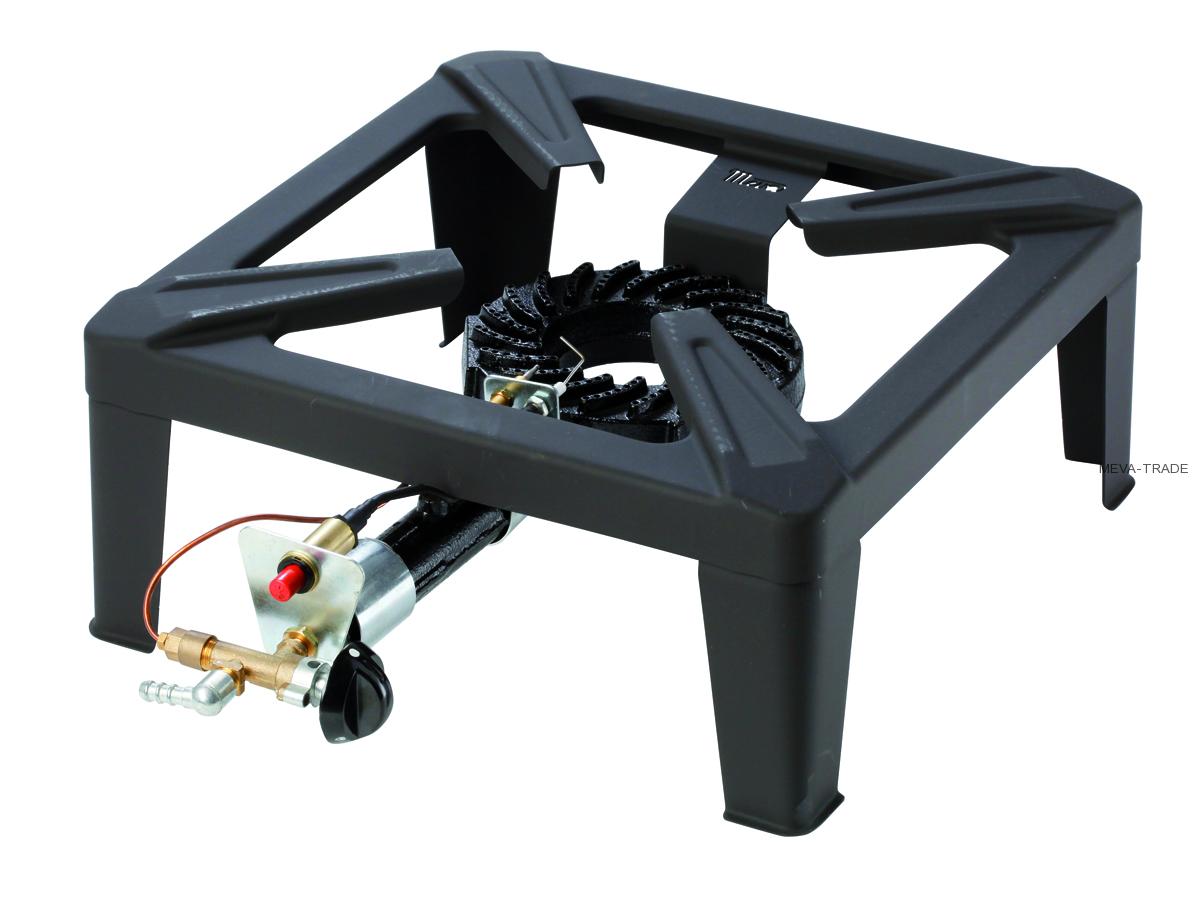Vařič Mega Zeus-TP 7,5 kW s termopojistkou, piezo bez regulátoru Meva 2102TP-BR