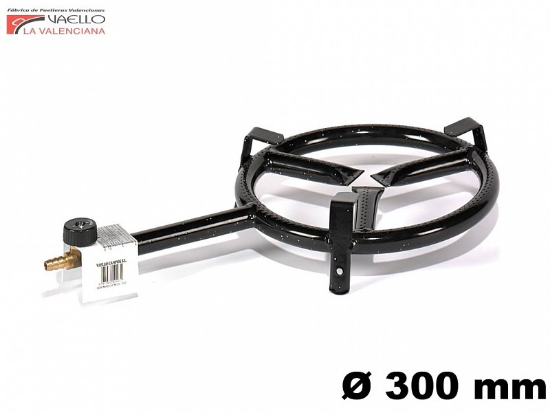 Set Paella hořák 30 cm, 6,8 kW, litinová pánev 35 cm nízká P1430 PWI 4535 SN