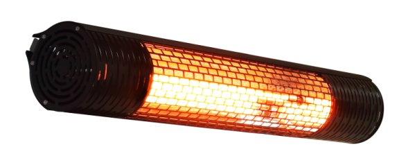 IQ-STAR M Black 1250-2500W, 230V infrazářič karbonový, černý s DO IQtherm