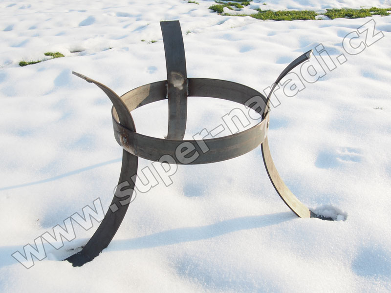 Zahradní ohniště Crown 70 cm, 2x podstavec, GFire