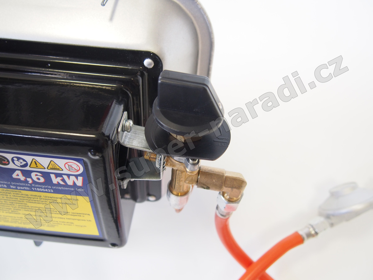 Dedra Infra ohřívač 4,6kW na plynovou bombu DED9970E CZ 30mbar