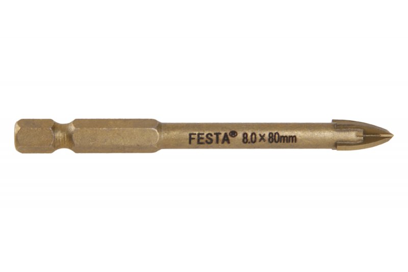 Vrták 10 mm na sklo, keramiku, dlažbu Festa 24784