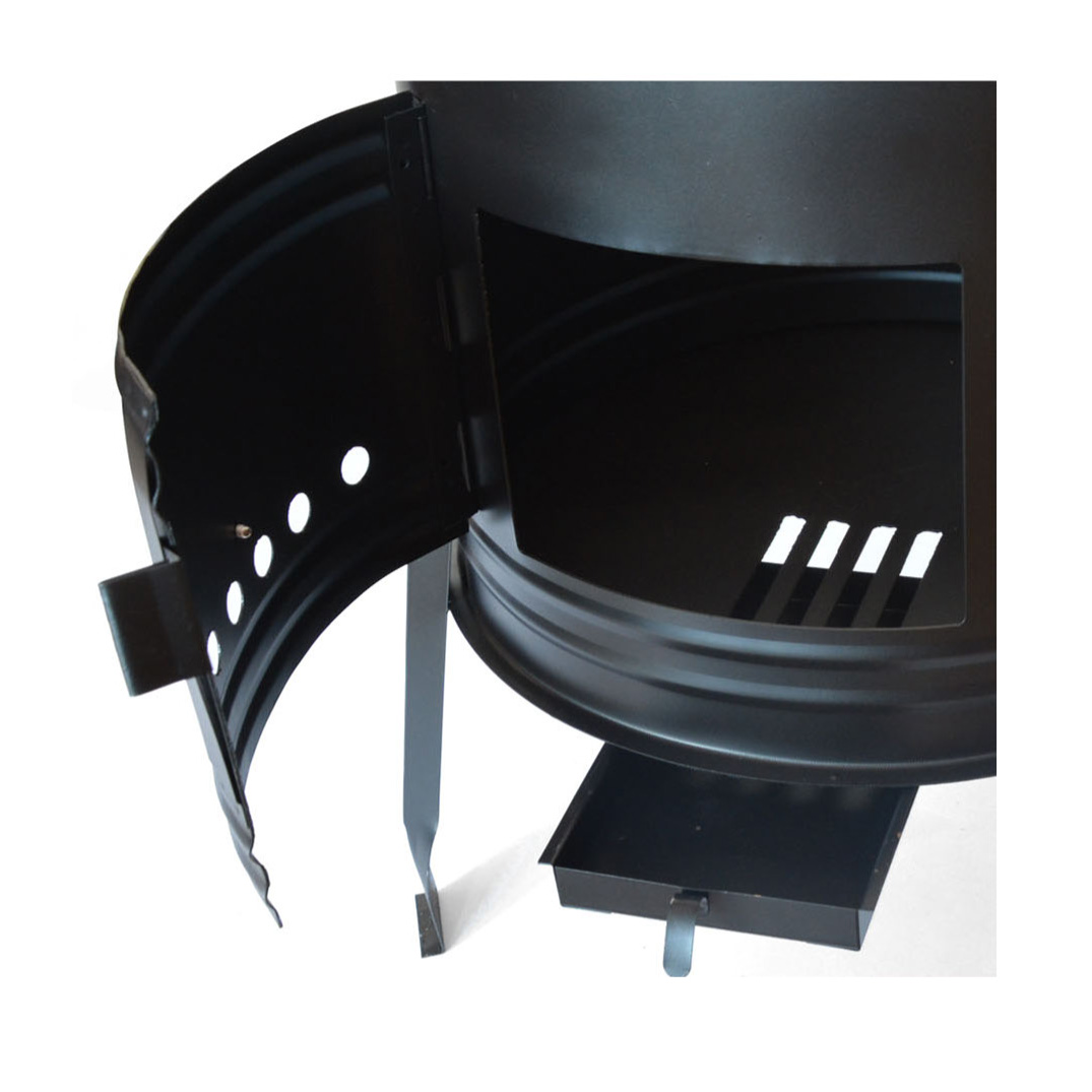 PLD Kotlina 42 cm pro kotlíky 20-25l, černá KZBC1 topeniště s komínkem