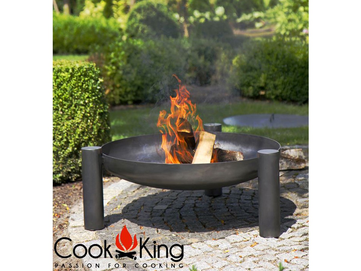Cook King Zahradní ohniště Palma 80 cm, 2 mm ocel, 111235