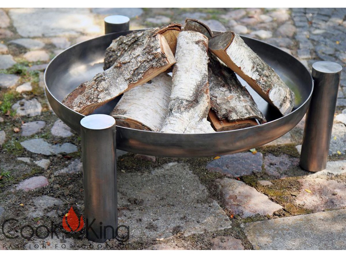 Cook King Zahradní ohniště Palma 80 cm, 2 mm ocel, 111235