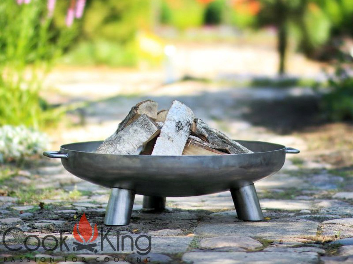 Cook King Zahradní ohniště Bali 80 cm, černá ocel, 111232