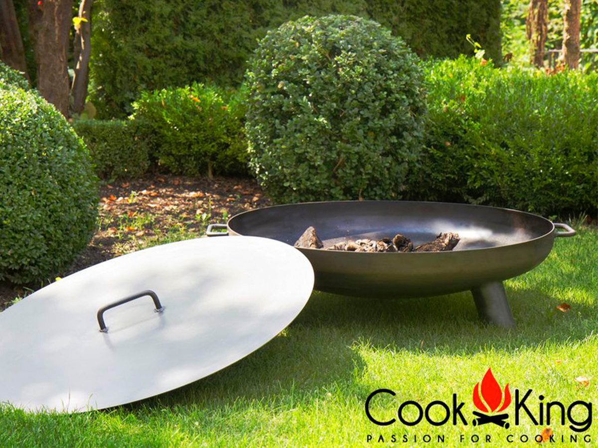 Cook King Zahradní ohniště Bali 80 cm, černá ocel, 111232