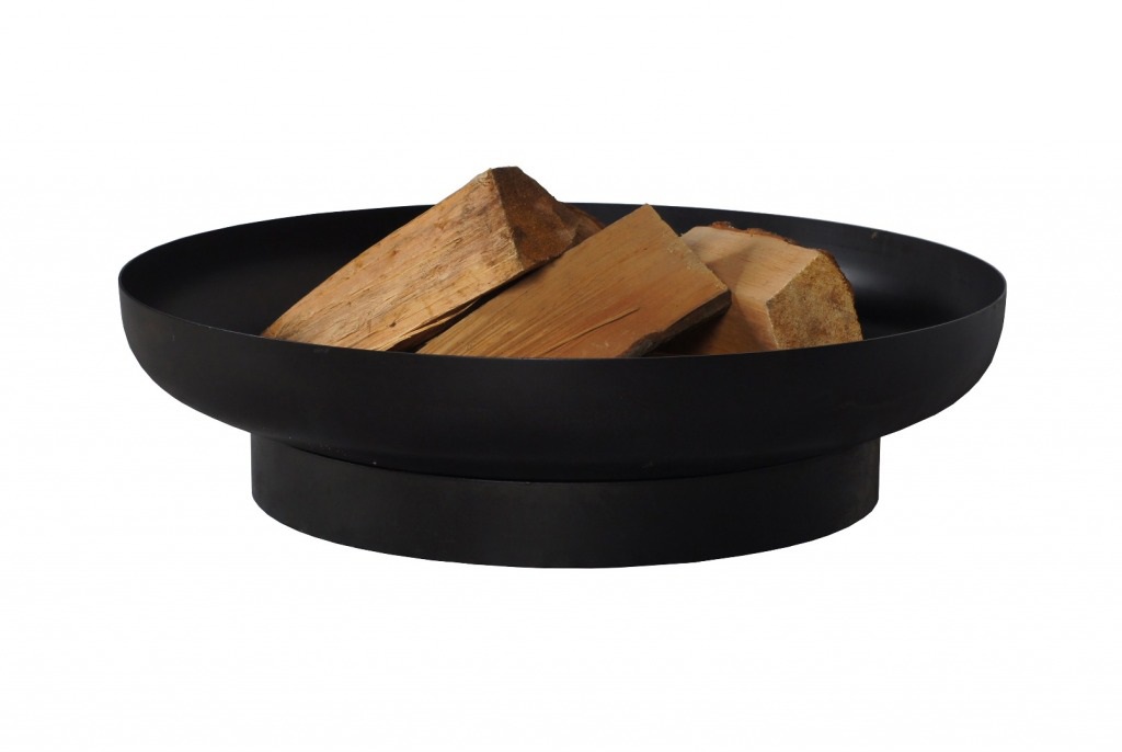 FCOOK Zahradní ohniště Base 60cm Pan1 kruhové - černé, lakované E00114 kovové