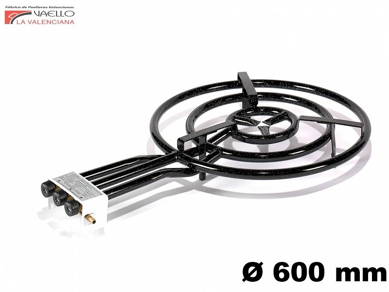 Paella SN Set PB hořák 70cm P1770, 3-kruhový + 90cm ocelová pánev, 4 madla