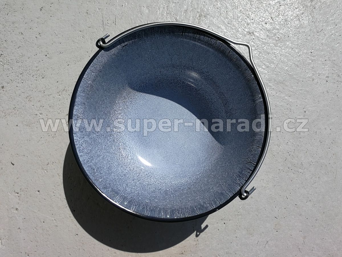 MH Kotlík 16 l smaltovaný / 42 cm s uchem LBS maďarský nad ohniště