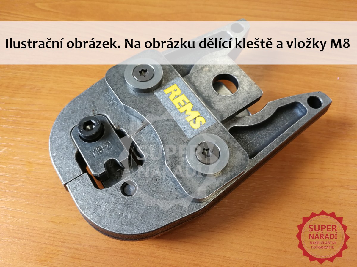 REMS dělící vložky M 12, pár 571871 do dělících kleští