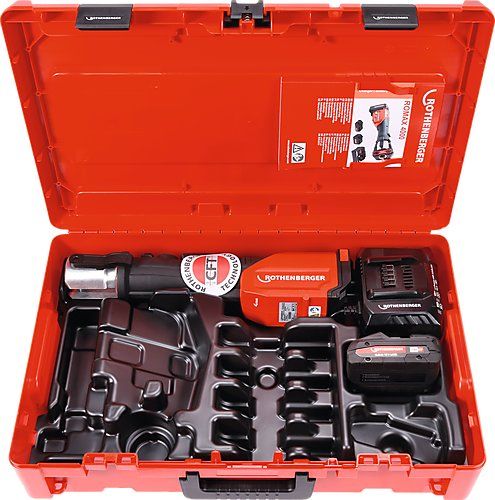 Aku Lisovačka Romax 4000 Basic Set 4 Ah + 4 čelisti v kufru Rothenberger SB1000001840