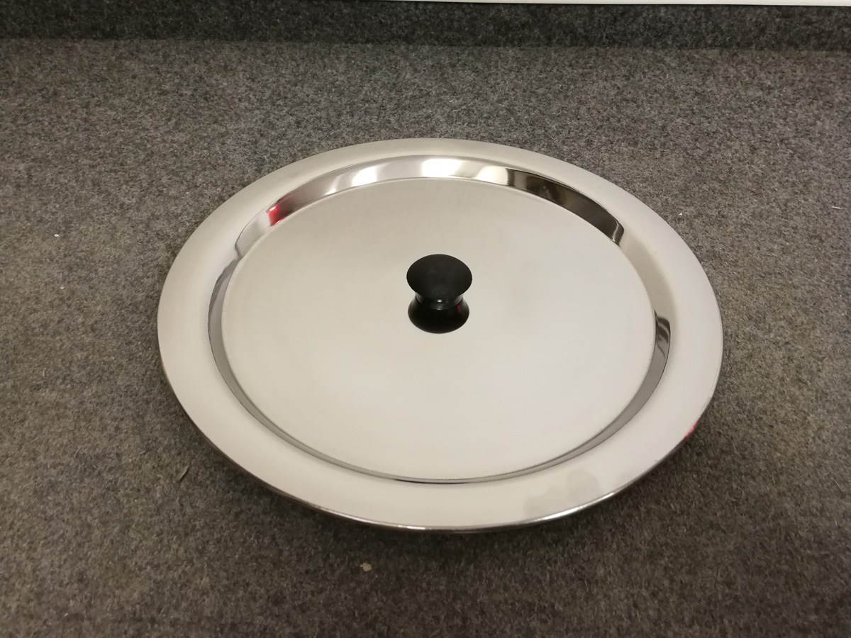Poklice na kotlík 10l 370mm Inox, antikor poklička LBS, SL254478XX