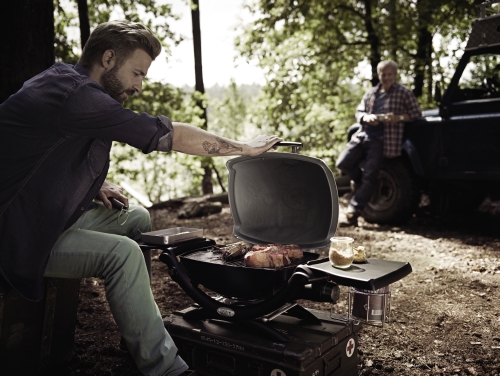 Weber Plynový gril Q 1200, Black Line, černý, 51010075