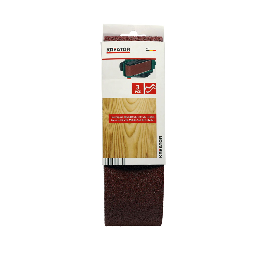 Kreator KRT243005 3x brusný pás 100 x 610mm, G80 na pásovou brusku