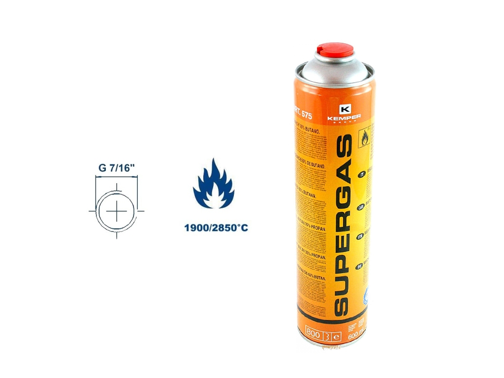 Letlampa Valvo Piezo 820AKIT, hořák s kartuší 7/16" Kemper, 217444