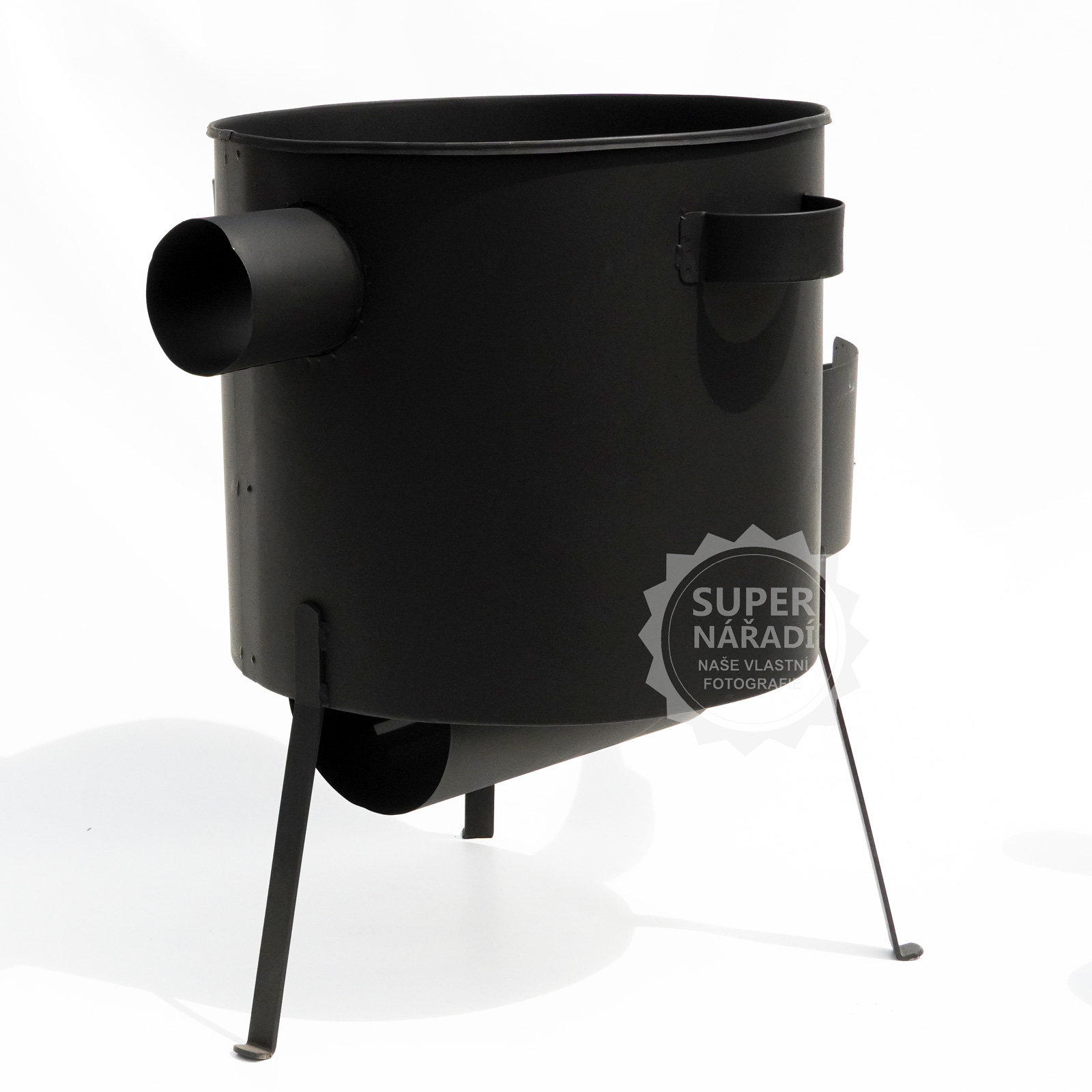 PLD Kotlina Ø 39 cm Termo KTM1 zesílené nohy 4mm, komínek, D popelník, pro kotlíky 16-20l