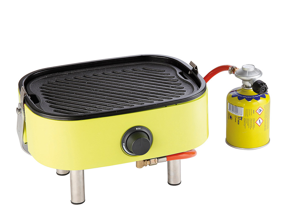 Meva gril Piknik GP18002, plynový 2,5 kW přenosný - nerezový