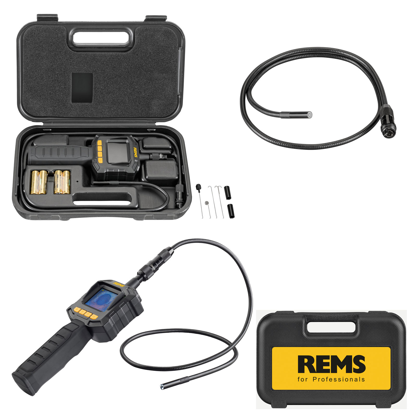 Rems MiniScope Set 175401 R6 kamerový endoskop, inspekční mini kamera TFT-LCD