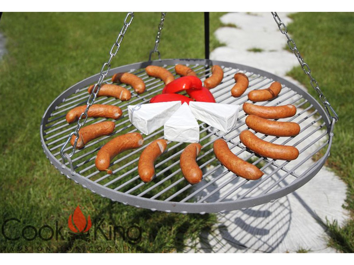 Cook King Trojnožka s grilovacím roštem 60 cm, výška 180 cm, 111221