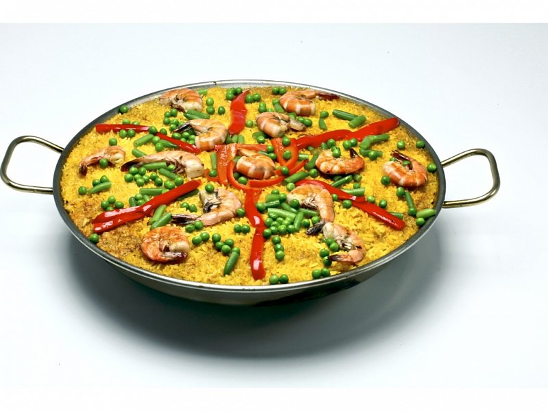 Paella hořák 30 cm 6,8 kW na zemní plyn, 1-kruhový, Vaello Campos CNG P1430G, vařič