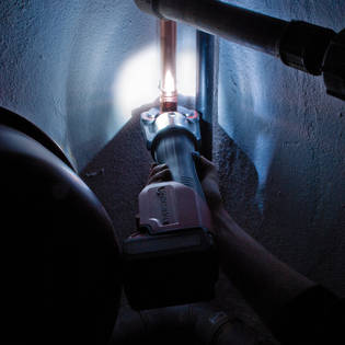Aku lisovací kleště Romax 4000 Basic sada TH 16 - 20 - 26 mm Alpex, Rothenberger 1000001925, CAS 4 Ah