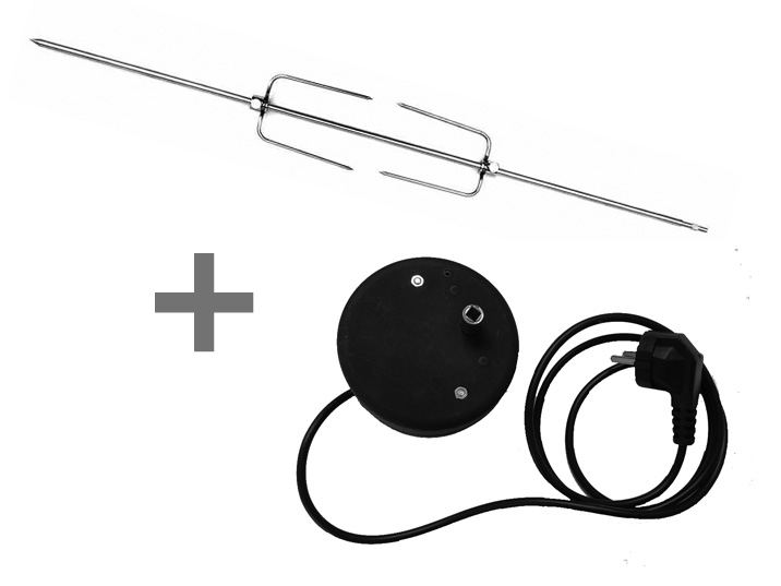 Jehla na kuře 75cm + motorek UMR01 230V grilovací SN Set Lucifer Deos