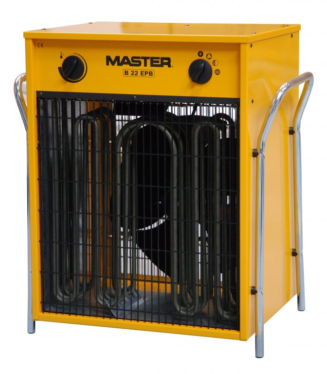 MASTER Elektrické topení B22 EPB topidlo 400V