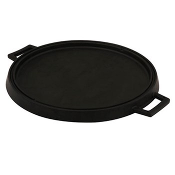 Litinová oboustranná plotýnka 34cm kruhová LAVA Metal LVECOGT34T25
