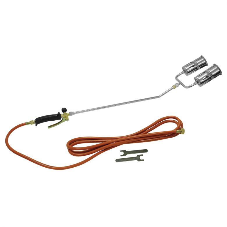 DEDRA pokrývačská PB sada, 2-hořák 2x60mm 110kW s hadicí 5m, páka 31B024