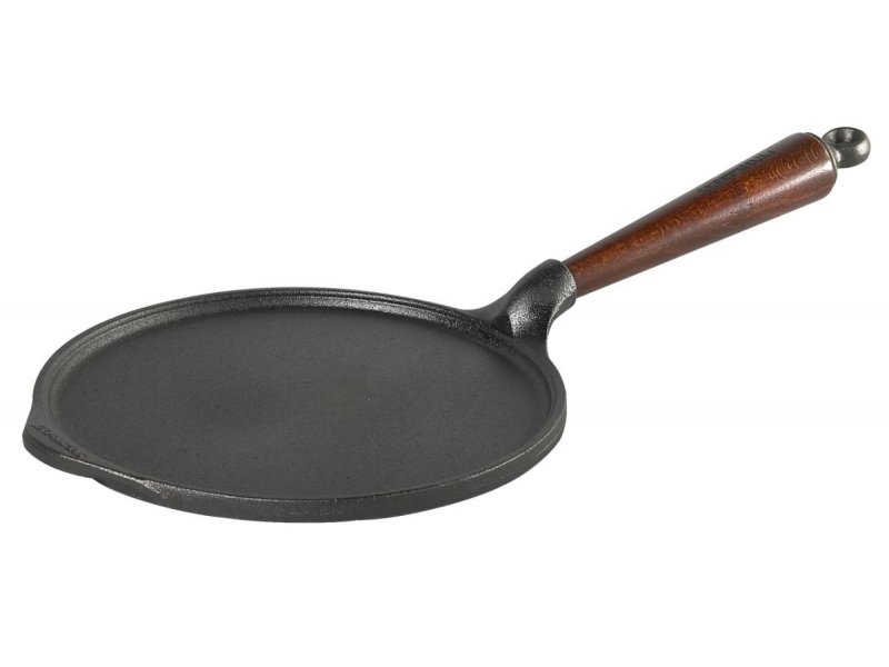 Litinová pánev 23 cm, na palačinky a lívance, dřevěné madlo SKEPPSHULT 0031T