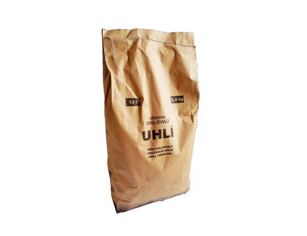 Dřevěné uhlí 2,5 Kg pytel, CZECHGRILL, buk, dub, habr