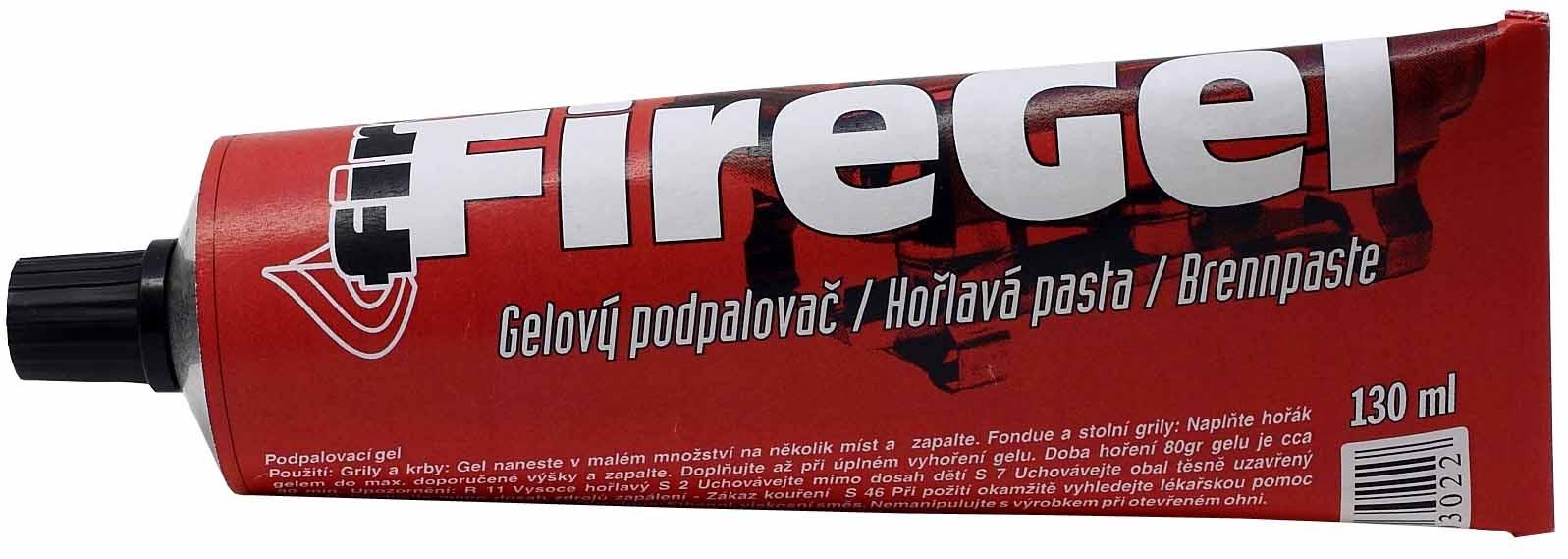 Hořlavý gel - tuba 130ml, pro fondue a stolní grily