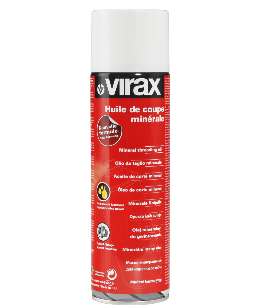 Virax Minerální závito-řezný olej, 500 ml, sprej 110200