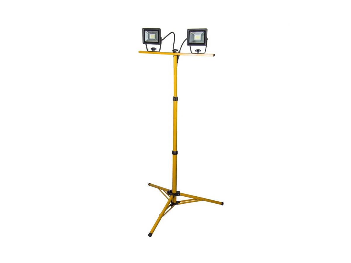 DEDRA Lampa do dílny 2x30W SMD LED, ALU panel, IP65 na stativu L1062-3