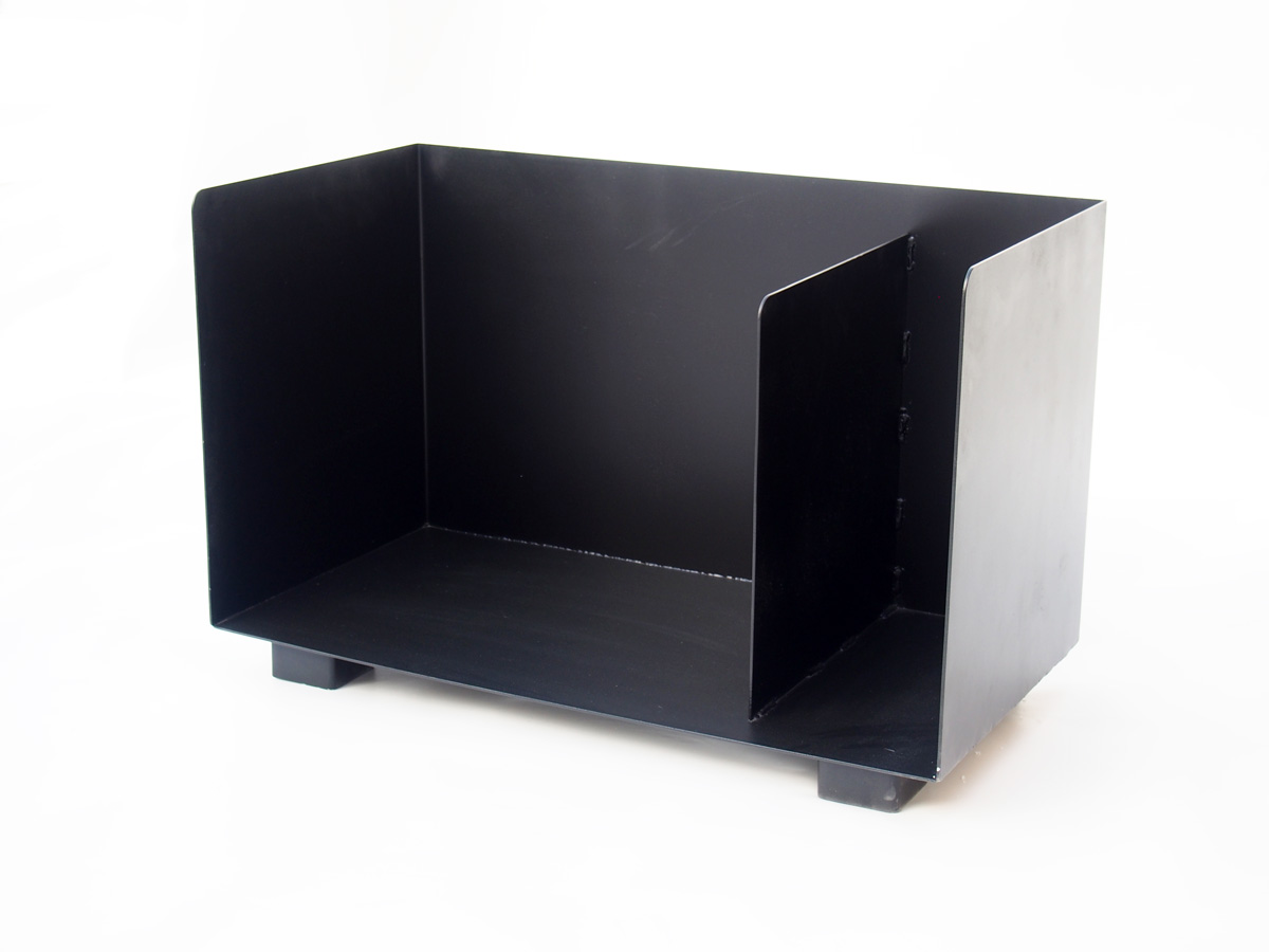 GFIRE Zásobník na dřevo, 2Box 80x40x50cm s přepážkou a nožkami, 3mm