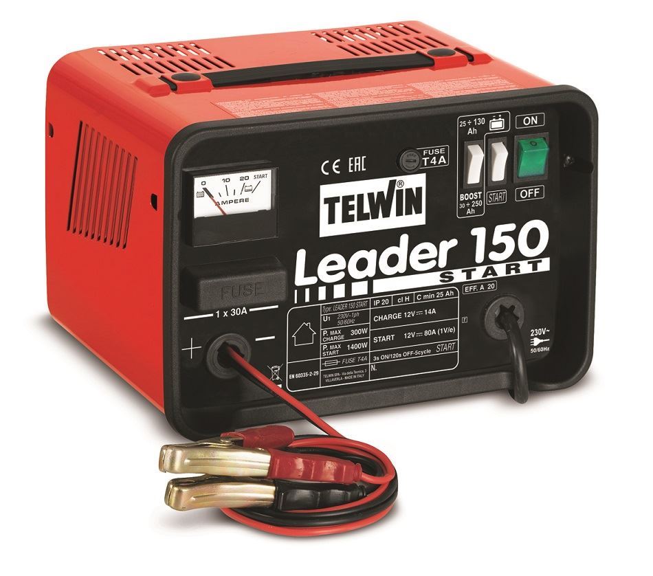 Telwin Leader 150 Start 12V, 25-250Ah Nabíječka autobaterií + Start, 807538