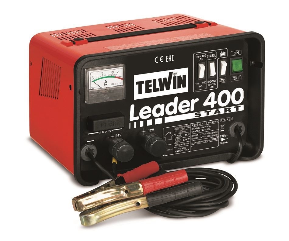 Telwin Leader 400 Start 12/24 V, 20-700 Ah Nabíječka autobaterií + Start, 807551