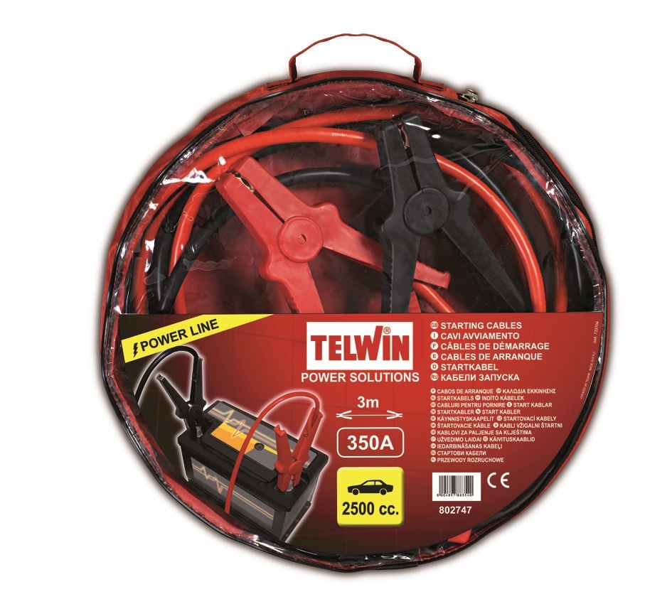 Telwin Startovací kabely 350 A 25 mm², 802747