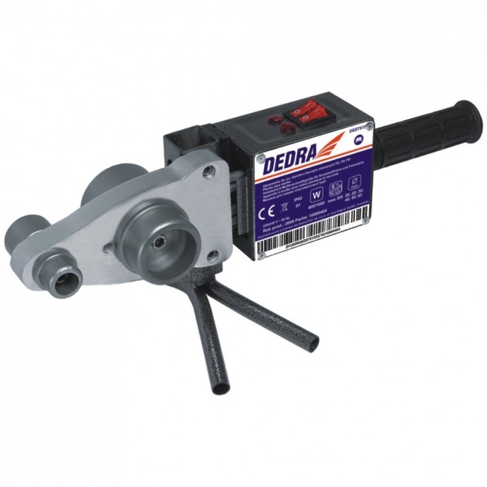 Dedra Svářečka na plastové trubky 800/1500W 16-63mm DED7515 230V