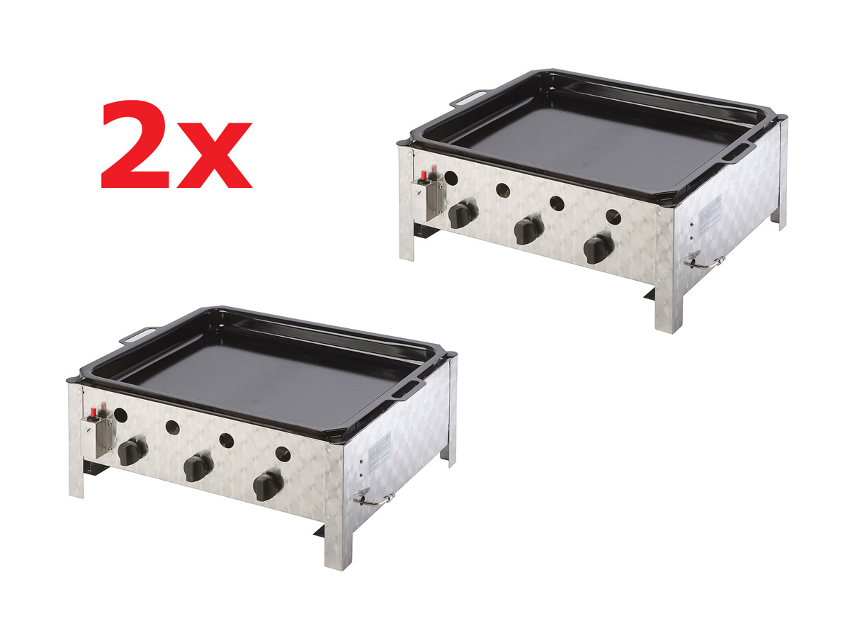2-PACK Profi plynová pánev PELVIS 10 kW 3-hořák MEVA GP15001