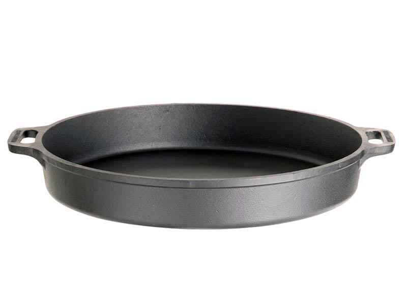 Litinová pánev 50 cm / 8 cm, Gastro PROFI, 2 uši PWI 4502