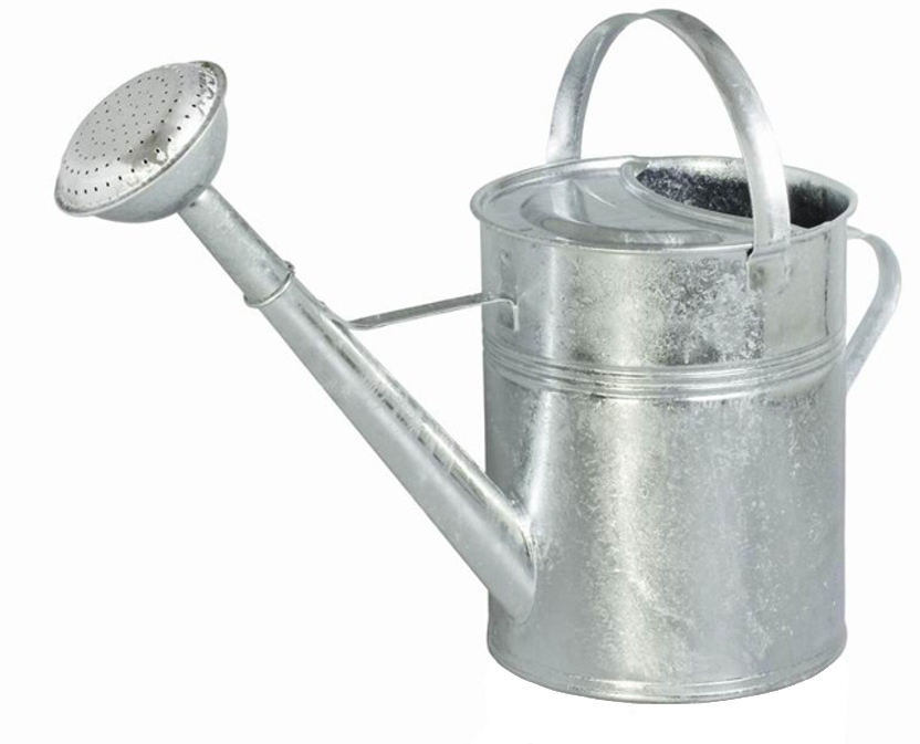 Plechová konev 5l s kropítkem, pozinkovaná KVT