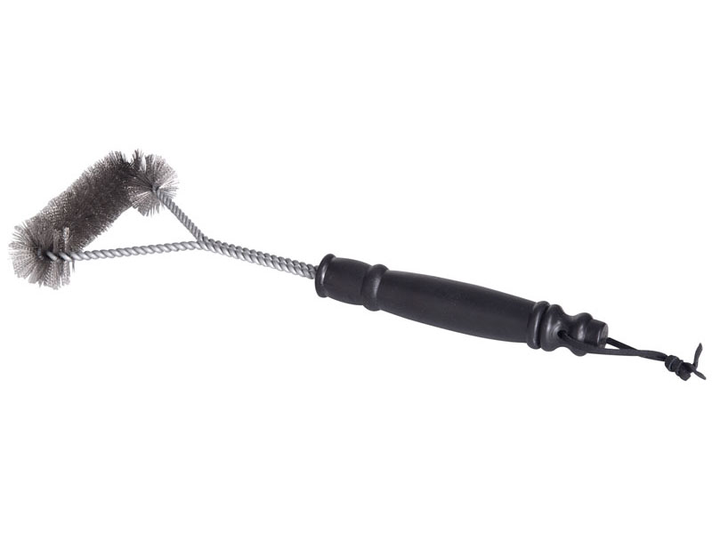 Trojstranný kartáč 30 cm, na čištění grilovacích roštů PWI